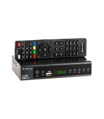 DVB-T/C HEVC H.265 10bit Cabletech uztvērējs URZ0336C