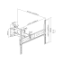 Sienas stiprinājums televizoram Cabletech 37–80" UCH0199-1