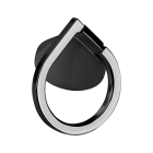 Universāls gredzenveida tālruņa turētājs, melns, 31x3,5 mm