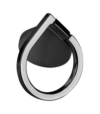 Universāls gredzenveida tālruņa turētājs, melns, 31x3,5 mm