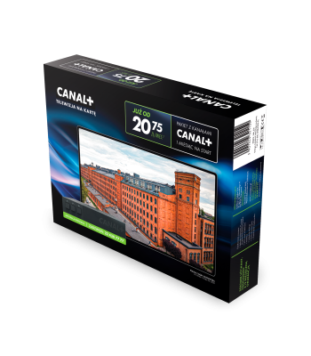 CANAL+ SmarDTV pakalpojums ar priekšapmaksas televīziju, komplekts uz 1 mēnesi, dekoders DSB4300