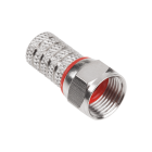 SAT F spraudnis ar vara piedevu un divkāršu blīvējumu HQ RG59 5,8 mm
