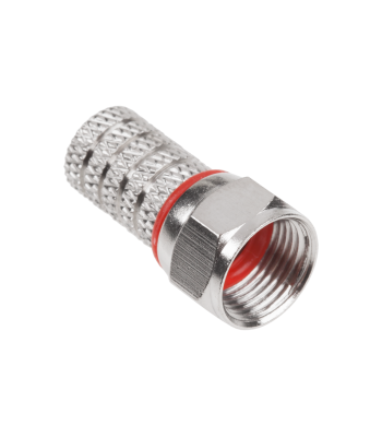 SAT F spraudnis ar vara piedevu un divkāršu blīvējumu HQ RG59 5,8 mm