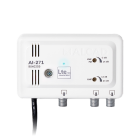 Iekštelpu antenas pastiprinātājs ar 2 izejām LTE700 ALCAD AI-271