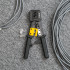 Caurplūdes spraudņu RJ45, RJ12, RJ11 presēšanas knaibles Rebel Tools
