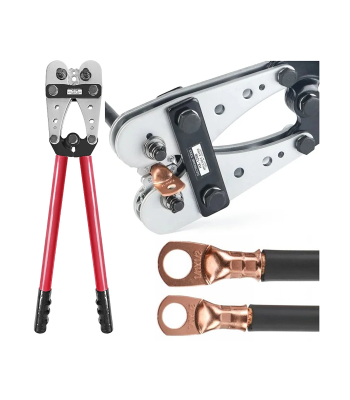 Kabeļu uzgaļu presēšanas knaibles EUROKOMP HX-120B 10–120 mm2