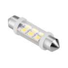 Automobiļu LED spuldze, balta, 12V 10*40, 6xSMD Sv8.5