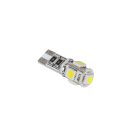 Automobiļu LED spuldze (Canbus), 5x SMD5050, balta, T10
