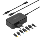 Universālais barošanas adapteris ar Power Delivery funkciju un 7 uzgaļiem Kruger&Matz 90 W