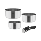 Katlu komplekts ar noņemamu rokturi Teesa COOK EXPERT SINGLE HAND