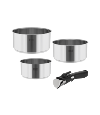 Katlu komplekts ar noņemamu rokturi Teesa COOK EXPERT SINGLE HAND