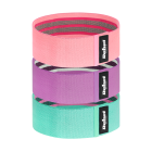 Auduma pretestības gumiju komplekts, 3 gumijas REBEL ACTIVE Mini Band M, 27–55 kg