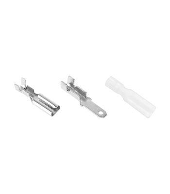 Konektoru un izolācijas uzmavu komplekts 200 gab., 2,8 mm, E5938