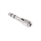 Stereo savienotājs, metāla, spraudnis–ligzda Jack METAL 6.3/3.5