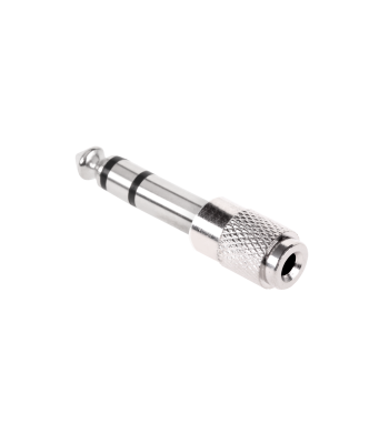 Stereo savienotājs, metāla, spraudnis–ligzda Jack METAL 6.3/3.5