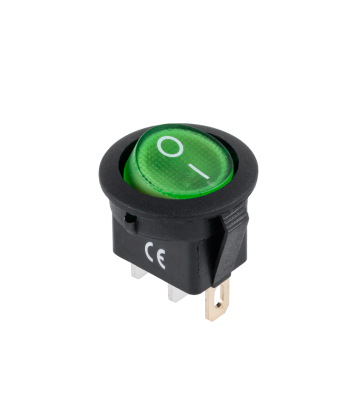 Slēdža savienotājs IRS-101-8C/D zaļš 12V