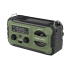 Izdzīvošanas saules enerģijas avārijas radio ar powerbanku un dinamo rokturi, Kruger&Matz, 10000 mAh