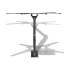 Sienas stiprinājums LED televizoram, melns — Kruger&Matz KM1303, 23–55″