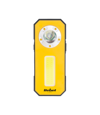 Mini akumulatora darbnīcas lampa 3W COB + 3W LED