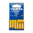 Sārma baterijas VARTA Longlife LR03, 6 gab.