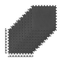 Aizsargājošs puzles paklājs treniņiem un fitnesa aprīkojumam Rebel Active, 9 elementu komplekts, RBA-3153, 60x60cm, 10 mm