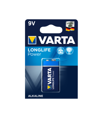 Sārma baterija VARTA LONGLIFE, 9V, 1 gab.