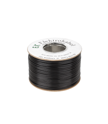 Skaļruņu kabelis, melns, SMYp, 2 x 0,75mm, 100m