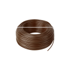 Brūns elastīgs vara vads LgY H05V-K 1x0,75