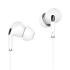 USB-C ausīs ievietojamās austiņas ar mikrofonu, baltas, Kruger&Matz C1