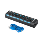 USB centrmezgls Rebel, 7 porti, USB 3.0