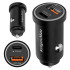 Automašīnas lādētājs ar Power Delivery un Quick Charge, Kruger&Matz KM0873, 38 W