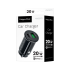 Automašīnas lādētājs Kruger&Matz ar diviem USB portiem, Quick Charge 3.0 un Power Delivery, 3100 mA, KM0870