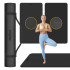 Vingrošanas paklājiņš jogai, pilatesam un fitnesam REBEL ACTIVE, 200 × 115 cm, 1 cm