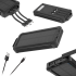 Kruger&Matz saules enerģijas powerbanka ar 3 savienotājiem, Li-ion, 10000 mAh, KM0910