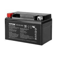 VIPOW MC tipa akumulators motocikliem un motorolleriem, 12V 7Ah