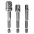 WUBER sešstūra kāta adapteru komplekts skrūvgriežiem, 1/4", 3/8" un 1/2", 3 gab.