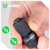 WUBER triecienadapteris ar ātrās nomaiņas mehānismu, 1/2"–1/4", 50 mm
