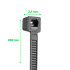 Kabeļu savilcēji WUBER, 2.5x200 mm, 100 gab.