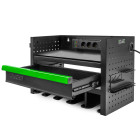 Pie sienas stiprināms instrumentu skapis ar elektrības sadalītāju WUBER W00302