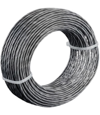 WUBER pastiprināta trimmera aukla ar vītu kvadrātveida profilu un +CORE kodolu, W00612, 2.4 mm, 50 m