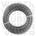 Pastiprināta trimmera aukla WUBER +CORE, savīta kvadrātveida, 2,7 mm, 50 m