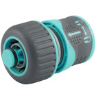 Šļūtenes ātrais savienotājs ar ūdens apturēšanas vārstu WUBER 3/4″ (19 mm) W00705