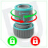 Šļūtenes ātrais savienotājs ar ūdens apturēšanas vārstu WUBER 3/4″ (19 mm) W00705
