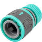 Caurplūdes ātrais dārza šļūtenes savienotājs WUBER, 1/2"–5/8" (13–15 mm), W00706