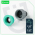 Krāna savienotājs WUBER ar Uni Fit adapteri, G 3/4" 26.5 mm un G 1/2" 21 mm