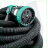 Izplešama dārza šļūtene ar smidzināšanas pistoli un savienojumu komplektu WUBER, W00721, 2.5–7.5 m
