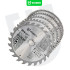 WUBER zāģripa kokam ar volframa karbīda zobiem TCT W00735 255x30 mm 40T