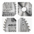 WUBER koka ripzāģa disks ar karbīda zobiem W00736, 255x30 mm, 48T