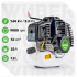 Benzīna dzinējs krūmgriezim un zāles trimmerim WUBER W00908, 2.2 HP