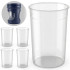 Rezerves krāsošanas pistoles tvertņu komplekts WUBER, 5 gab., 800 ml, W02000